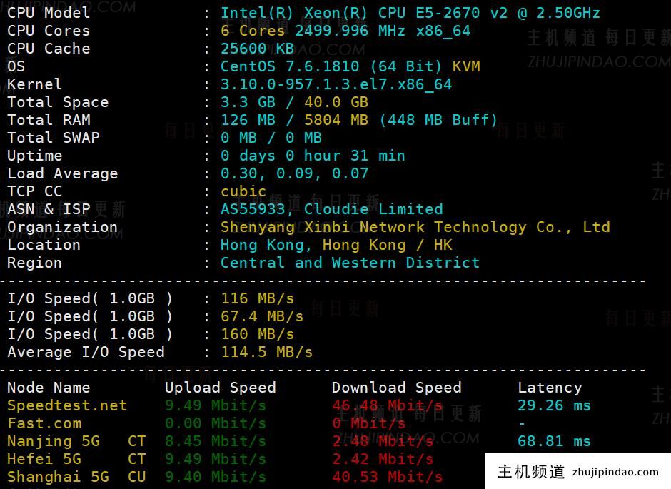 EdgeNAT 香港云服务器CN2 BGP线路方案评测速度和路由去程回程(香港云服务器哪个好)-主机频道 EdgeNAT 香港云服务器CN2 BGP线路方案评测速度和路由去程回程(香港云服务器哪个好)-主机频道