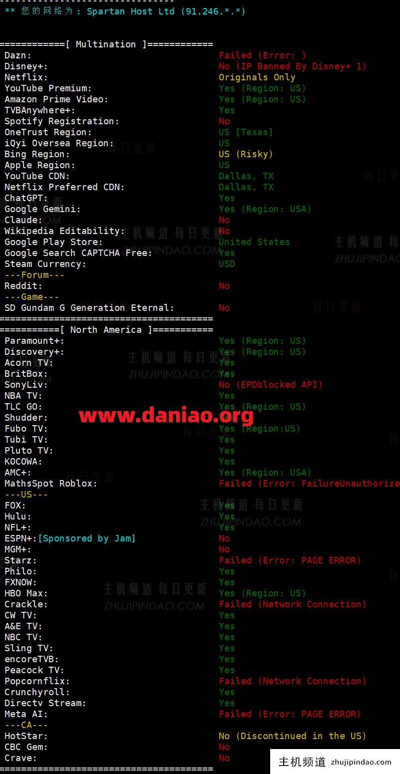SpartanHost达拉斯存储型VPS上手体验:性能实测数据分享(达拉斯官网)-主机频道 SpartanHost达拉斯存储型VPS上手体验:性能实测数据分享(达拉斯官网)-主机频道