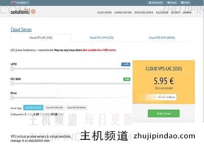爱沙尼亚vpscore.eu,1Gbps带宽,无限流量VPS,每月5.95英镑起(skype爱沙尼亚)-主机频道