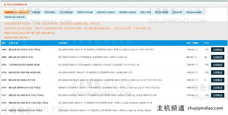 80VPS 美国洛杉矶MC站群独立服务器 8C段 232个独立IP - 第1张