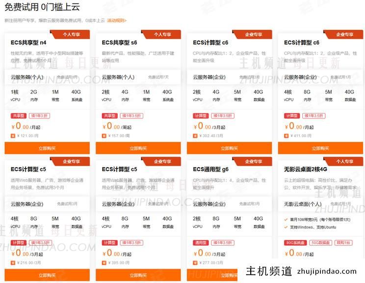 阿里云免费云服务器要不要选择？还是直接选择