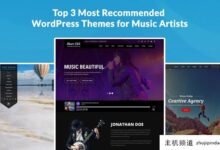 音乐艺术家的3个最推荐的wordpress主题(WordPress文章主题)-主机频道
