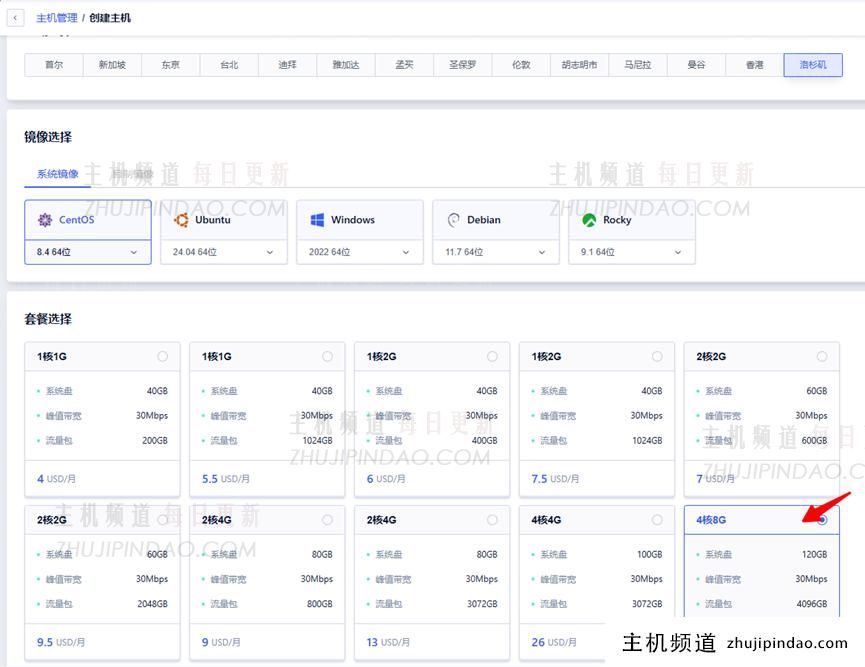 SurferCloud VPS：32美元/月/4核/8GB内存/120GB RSSD硬盘/4TB流量/30Mbps端口/洛杉矶/台北/香港/伦敦/越南等