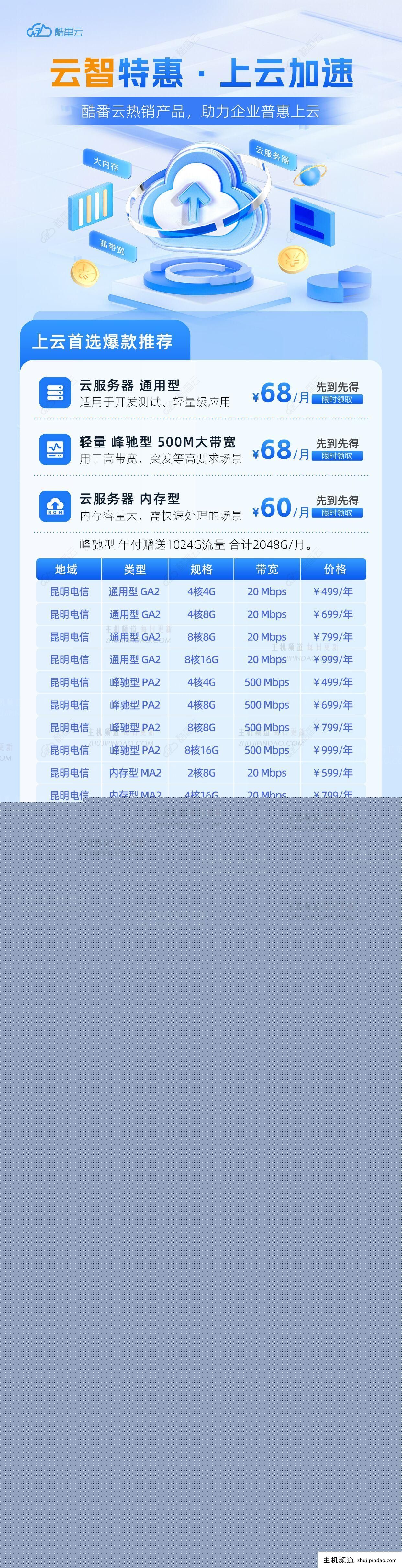 酷番云服务器优惠活动