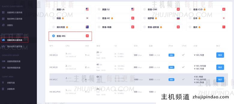 狗云香港国际线路便宜VPS主机 年付低至70元 - 第2张