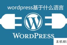 wordpress基于什么语言(wordpress开发语言)-主机频道