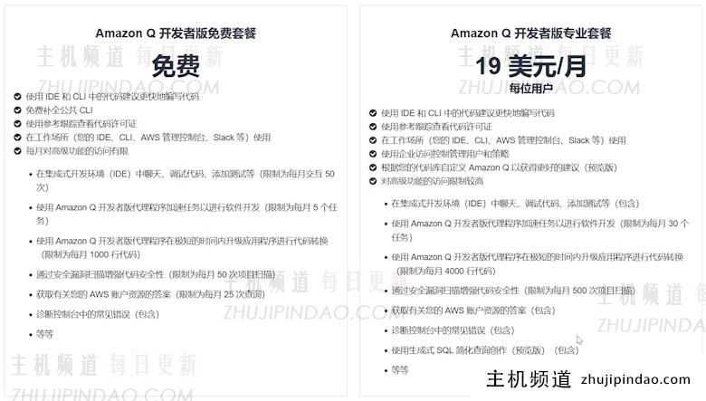 免费体验亚马逊云Amazon Q生成式AI服务 实现IDE编辑器自动化语言处理 - 第9张