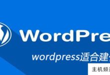 wordpress适合什么网站(使用wordpress搭建个人网站)-主机频道
