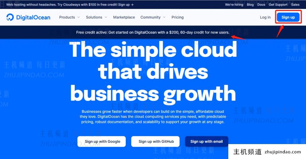 Digitalocean Cloud Server每月6美元起,每小时收费,新用户注册为200美元(在Cloud Server上购买)-主机频道