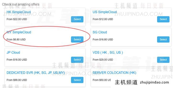 GigsGigsCloud新增马来西亚SimpleCloud VPS主机月付6.8美元