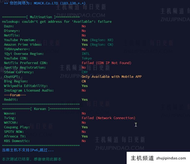 80VPS韩国BGP VPS性能测试 5M带宽峰值起步 - 第6张