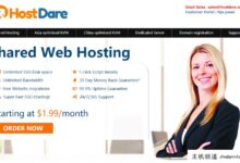 HostDare:新NVMe系列VPS云服务器八五折,美国CN2 GIA优质网络,1核512M内存30Mbps带宽,年付30美元。-主机频道