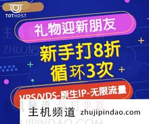TOTHOST 初学者享受 20% 折扣，3 个周期越南 VPS $2.4/月-1H1G/8GB SSD/每月无限流量/越南本地 IP/ISP IP！-主机频道