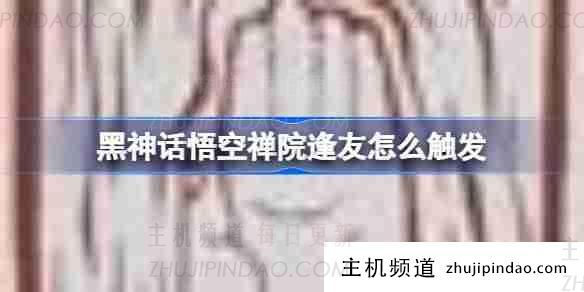 《黑神话悟空》在禅园结识朋友成就指南-主机频道