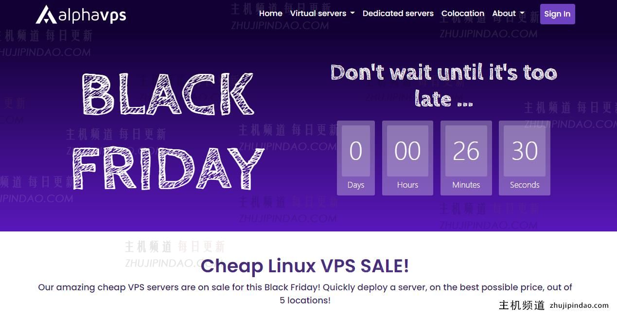 AlphaVPS Black Friday 2021