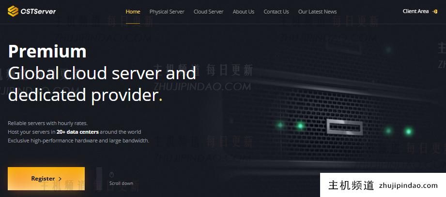CSTServer：中国优化香港/ 洛杉矶云服务器40%折扣，美国裸机仅需19.9起，站内集群服务器等等