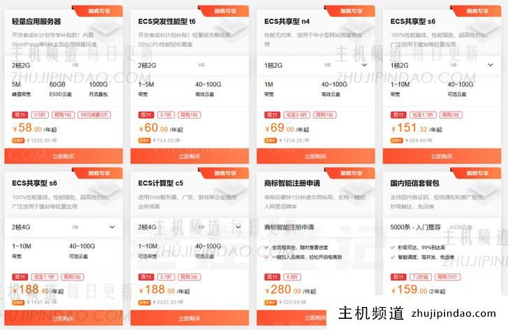 阿里云双11活动正式开始  云服务器低至年58元且支持续费三次 - 第3张