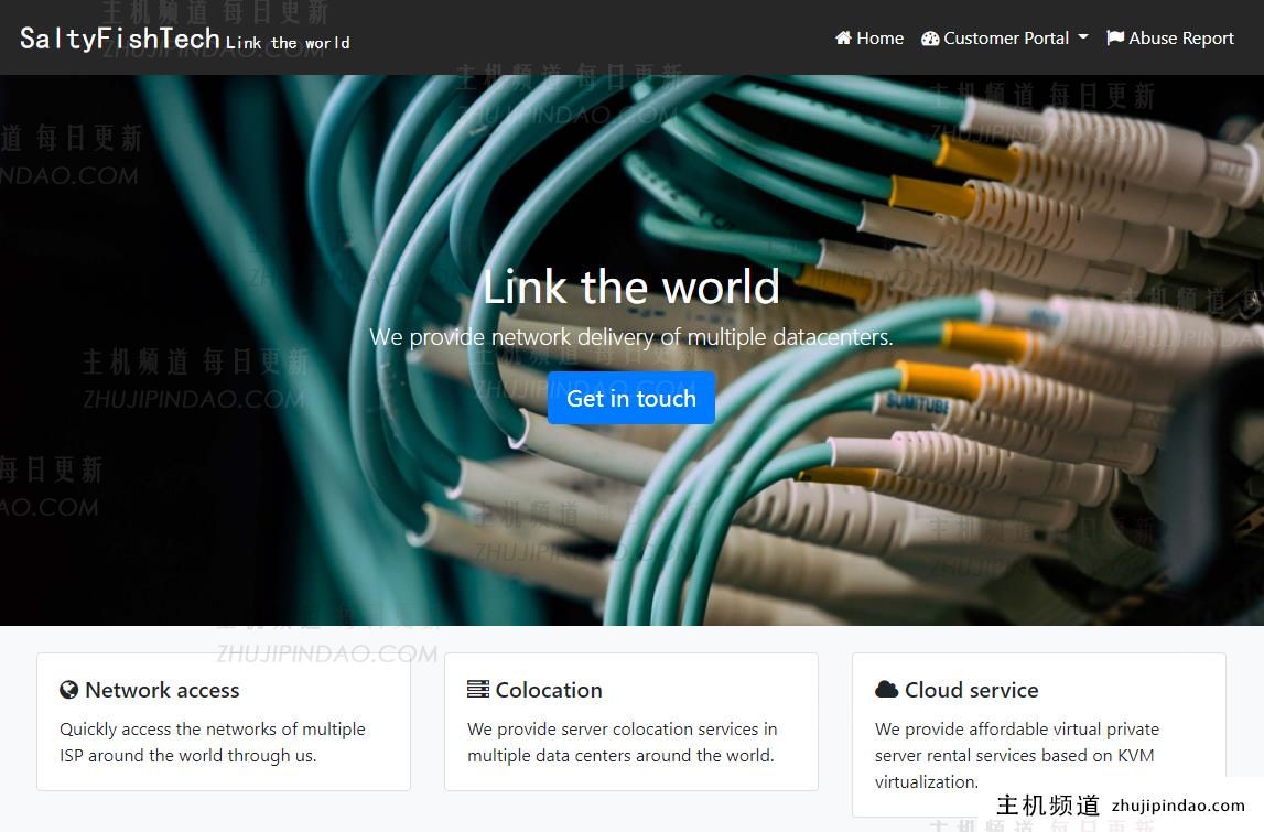 SaltyFish(咸鱼云)德国CN2 GIA大带宽VPS推广，享受季度付款8折优惠，额外获得15%流量。-主机频道