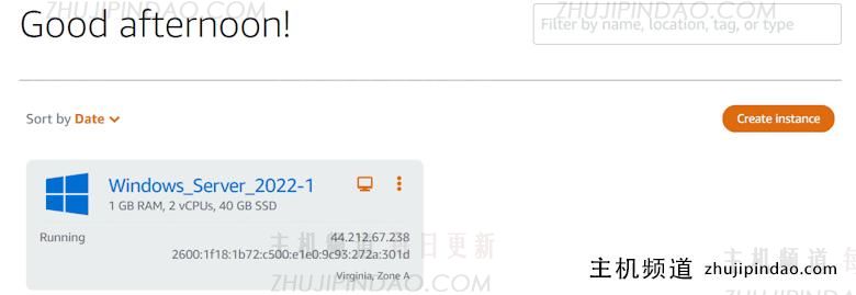 免费体验三个月亚马逊云Lightsail虚拟服务器开通Windows远程桌面 - 第6张