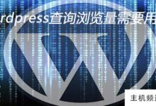 你需要用什么来查询wordpress的视图(wordpress视图插件)-主机频道