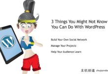 你可能不知道用wordpress可以做3件事(WordPress开发需要掌握技术)-主机频道