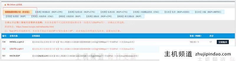 LOCVPS 多款年付VPS套餐 香港和美国VPS 低至年付128元 - 第1张