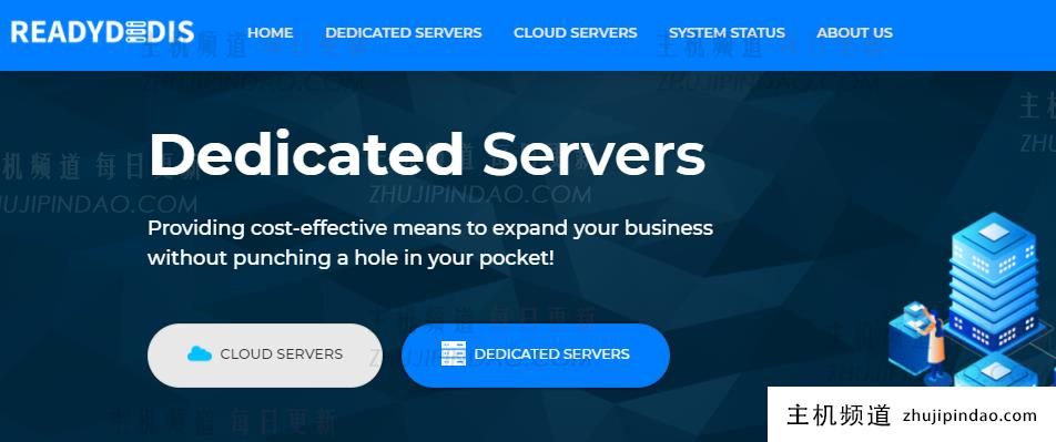 ReadyDedis全场8折促销！AMD VPS，1核/1G内存/25GB SSD硬盘/不限流量/1Gbps带宽，3.2美元/月起，可选美国/印度/荷兰/新加坡机房