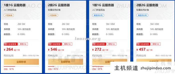 恒创科技双11香港云服务器限量1GB2M配置年264元（新老用户均可） - 第2张