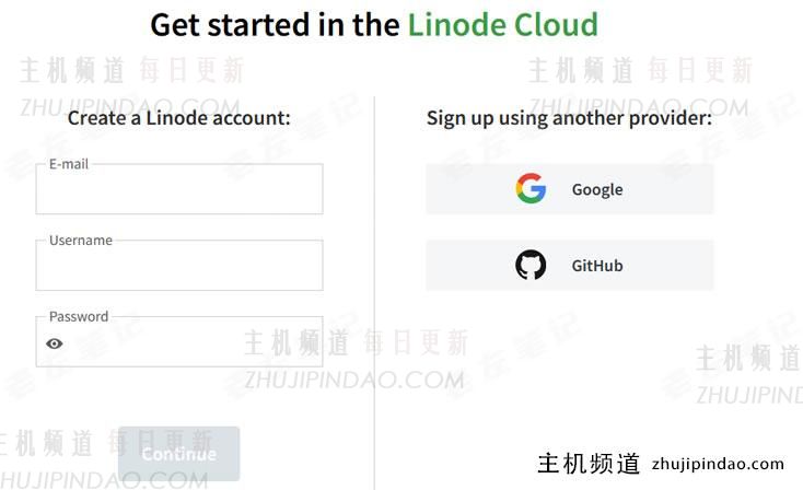 新注册LINODE账户