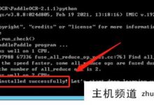 在windows server2012 R2下安装PaddleOCR服务的详细步骤-主机频道