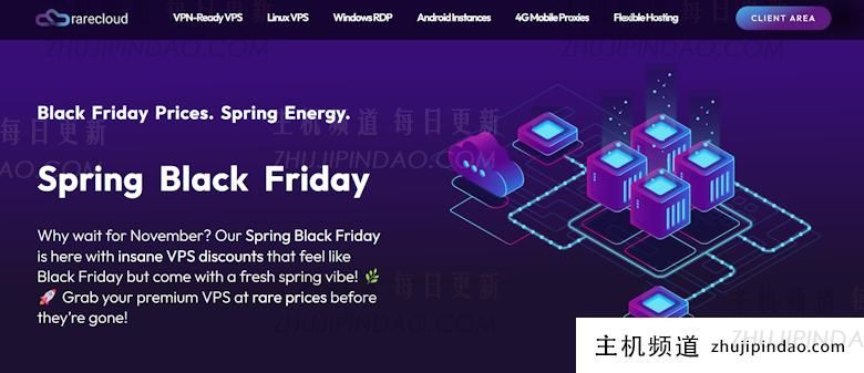 RareCloud 小众欧美便宜年付VPS 低至年付€10.9 - 第1张