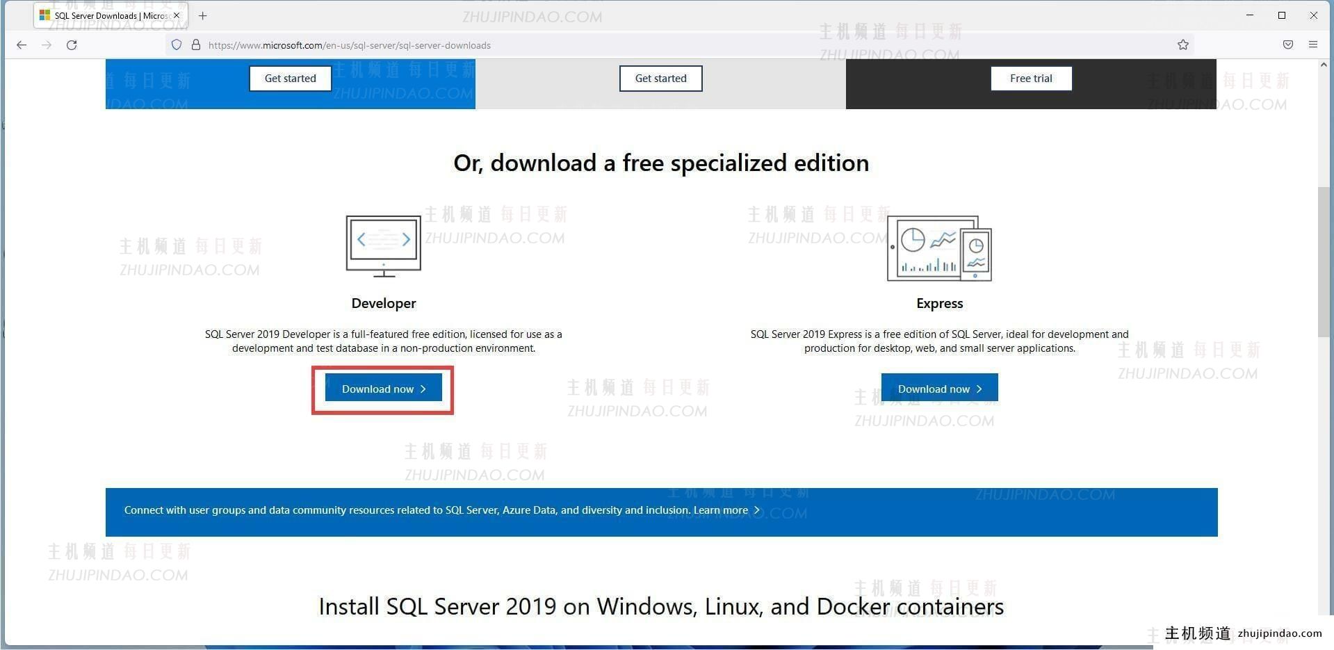 如何在Windows S11上安装SQLServer 2021开发者版-主机频道